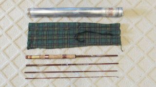 Vintage Fenwick Feralite Sf74 - 4 Voyageur 4 Piece Combination Fly/spinning Rod