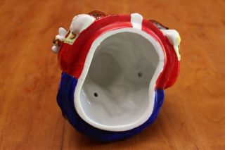Vintage Christopher Radko Kris Kringle Candy Jar with Ornaments 0161750 IOB 8