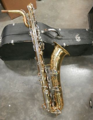 Vintage 1968 Conn Model 12m Bari Sax Baritone Saxophone