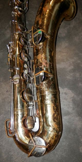 Vintage 1968 Conn Model 12M Bari Sax Baritone Saxophone 7