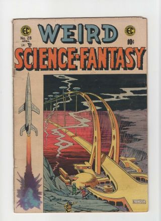 Weird Science - Fantasy 28 Vintage Ec Comic Horror Scifi Feldstein Golden Age 10c