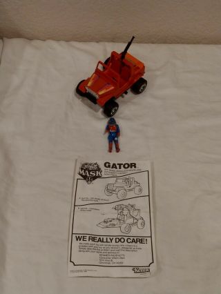 Vintage Kenner M.  A.  S.  K.  Gator & Dusty Hayes Complete 1985