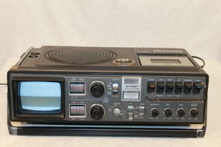 Vintage Sharp Trimate 3t - 59 Tape Boom Box Portable Stereo Tv All 36 Year