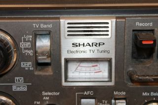 Vintage Sharp TRIMATE 3T - 59 TAPE Boom Box portable Stereo tv ALL 36 YEAR 3