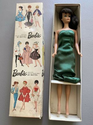 Vintage Brunette Ponytail Barbie 4 ? Box Non Matching