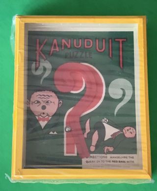 Vintage Puzzle Game: Kanuduit By R.  Journet & Co,  London,  England