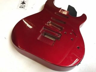 Vintage 80 ' s Kramer Japan Focus 6000 Electric Guitar Body Metallic Red 3