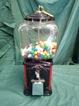 Vintage Victor Topper 1c Gumball Machine Man Cave Game Room