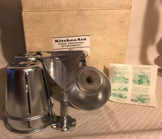Vintage Kitchenaid Hobart Mixer Rotor Vegetable Slicer Shaft Attachment Rvs - A