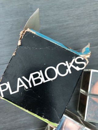 1971 Rare Vintage Playboy Playmate Picture Puzzler Playblocks Collectors