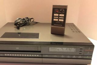 Vintage Magnavox Model VR8525GY01 VHS Player / Recorder with Remote - 3