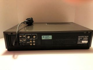Vintage Magnavox Model VR8525GY01 VHS Player / Recorder with Remote - 4
