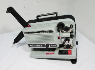 Vintage Heurtier P6 - 24b Projector Missing Power Cord Visually