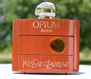 Vintage Rare Yves Saint Laurent Ysl Opium 1 Oz 30 Ml Parfum Perfume 90 Full