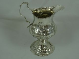 Pretty George Iii Solid Silver Milk Jug,  1777,  85gm
