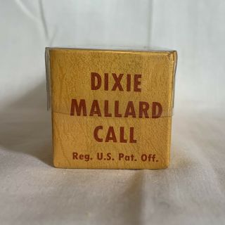 Vintage Chick Major ' s Dixie Mallard Duck Call - Box & Brochure Only 4