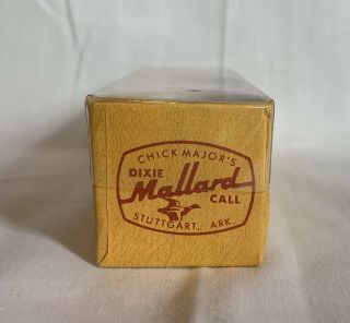 Vintage Chick Major ' s Dixie Mallard Duck Call - Box & Brochure Only 5