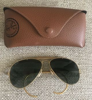 Vintage Ray Ban Aviator Sunglasses With Case