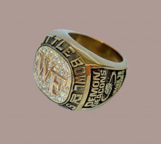 2002 WAKE FOREST UNIVERSITY SEATTLE BOWL CHAMPIONSHIP RING RARE OPPORTUNITY 3