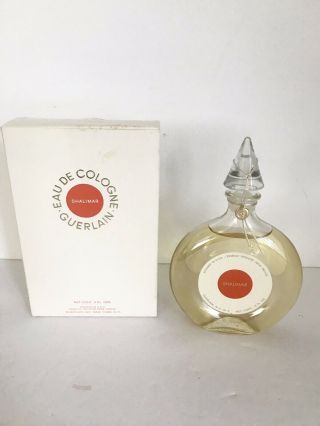 Vtg Rope Guerlain Shalimar 3oz Eau De Cologne Splash Freeuship