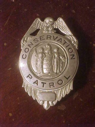 Early Jersey Conservation Patrol Badge