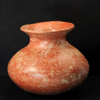 Pre - Columbian Colima Redware Olla Pot circa 100 BC - 250 AD 2
