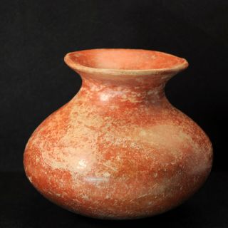 Pre - Columbian Colima Redware Olla Pot circa 100 BC - 250 AD 4