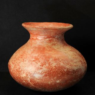 Pre - Columbian Colima Redware Olla Pot circa 100 BC - 250 AD 5