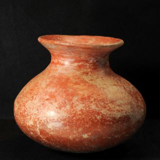 Pre - Columbian Colima Redware Olla Pot circa 100 BC - 250 AD 6