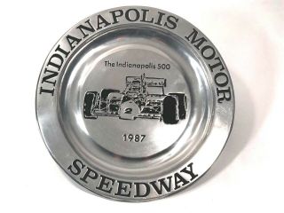 Vtg Indianapolis Motor Speedway 1987 Indy 500 Limited Edition Plate 37/1000