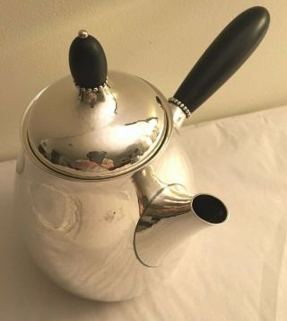 GEORG JENSEN Vintage Sterling Silver Coffee Pot 80B 4