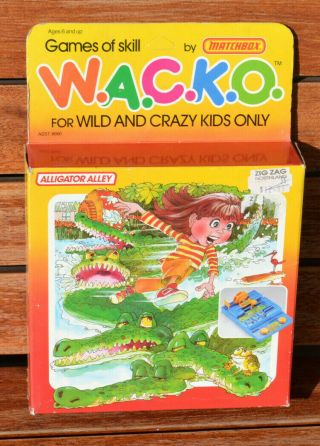 Vintage Matchbox W.  A.  C.  K.  O.  Wacko.  Alligator Alley