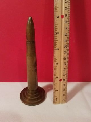 Vintage Wwii Us Military Bullet Trench Art Lighter Dm 4