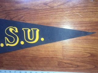Vintage LSU TIGERS A&M COLLEGE Football PENNANT Flag LOUISIANA STATE UNIVERSITY 3