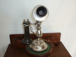 Acme Chicago Potbelly Antique Candlestick Telephone 2