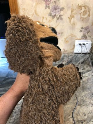 vintage ideal jim henson Muppet doll rowlf 1960 ' s puppet sesame street RARE 8