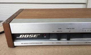 Vtg BOSE 901 Series IV Stereo ACTIVE EQUALIZER EQ for Receiver Amplifier Tape 2