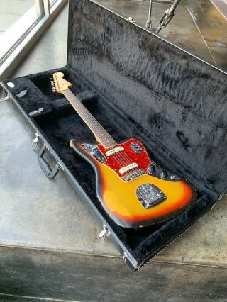 Fender Jaguar Sunburst 1965 Vintage,  not a reissue 10