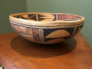 Vintage Native American Hopi Indian Pottery Rounded Bottom Bowl