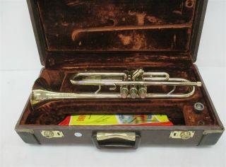 Olds Ambassador Vintage Student Trumpet Sn 873792 W/ Giardinelli 7c Mp & Case