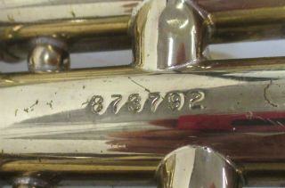Olds Ambassador Vintage Student Trumpet sn 873792 w/ Giardinelli 7C MP & Case 7