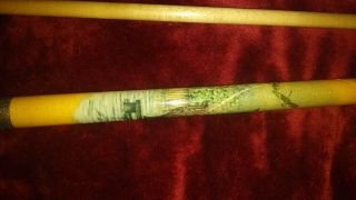 Vintage McDermott E series (Black Lab) pool cue w/Joe Porper ' s case 3