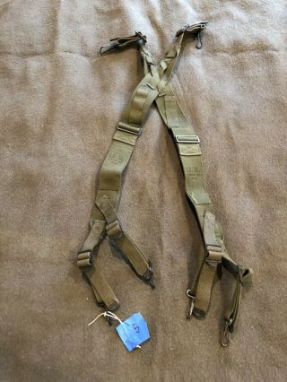 Ww2 Korean War Era M1945 Combat Suspenders