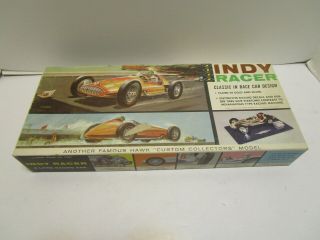 Rare Vintage 1962 Hawk Indy Racer Model Kit Unbuilt & Complete