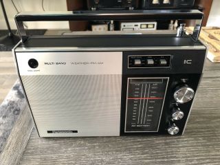 Vintage Nos 1970 Panasonic National Ic Rf - 951 Am/fm Afc/wb Noaa Portable Ac/dc.