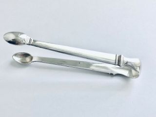 Tiffany & Co Sterling Silver Sugar Tong 4 1/8 " In The Hampton Pattern