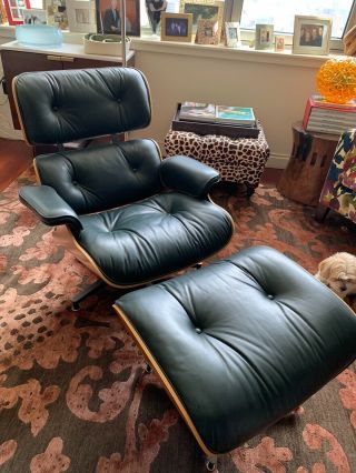 Eames Rosewood Leather 670 - 671 Lounge Chair & Ottoman By Herman Miller