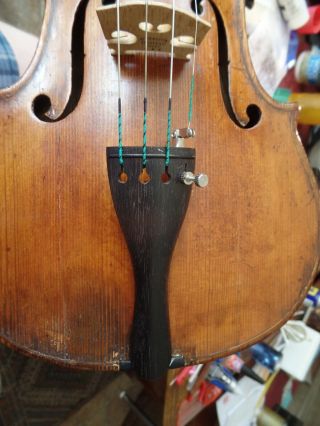 Old,  Antique Fent Violin c.  1790,  4/4,  French / Tyrol characteristics 10