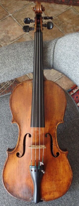 Old,  Antique Fent Violin c.  1790,  4/4,  French / Tyrol characteristics 2
