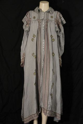 Rare - Magnolia Pearl Felicity Linen Victorian Ribbon Coat - Retail $500